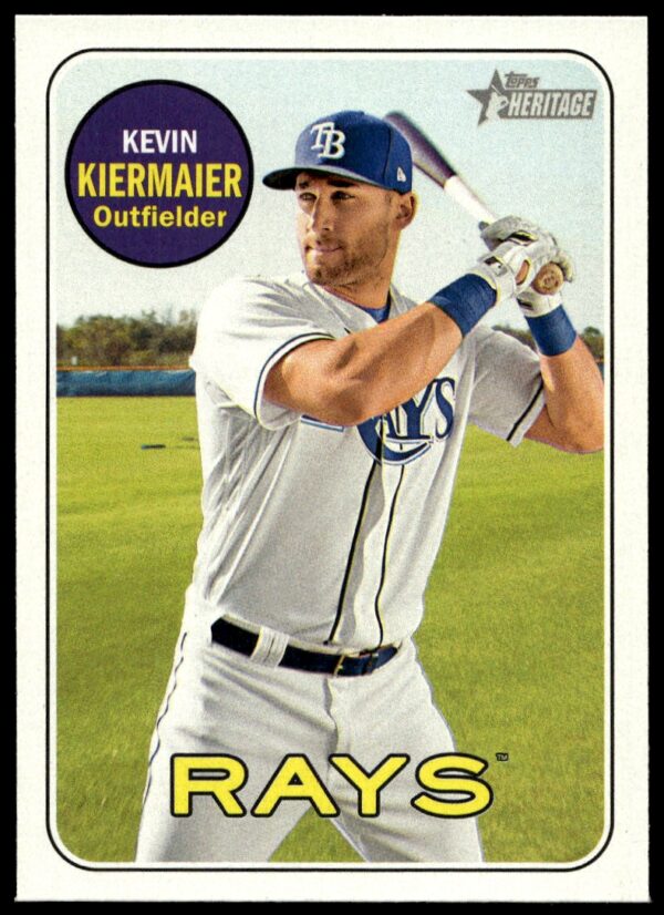 2018 Topps Heritage Kevin Kiermaier #134 (Front)