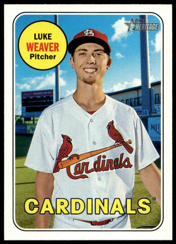 2018 Topps Heritage Luke Weaver #253 (Front)