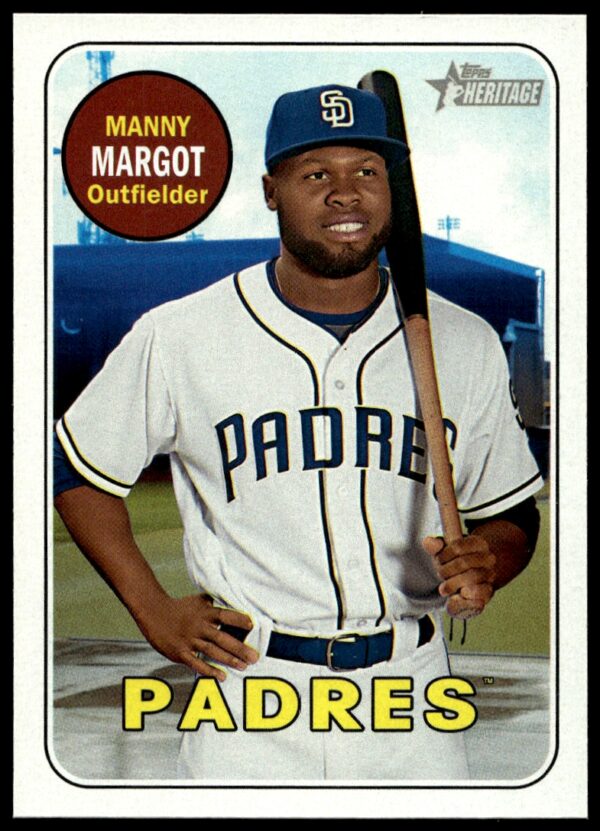 2018 Topps Heritage Manny Margot #376 (Front)