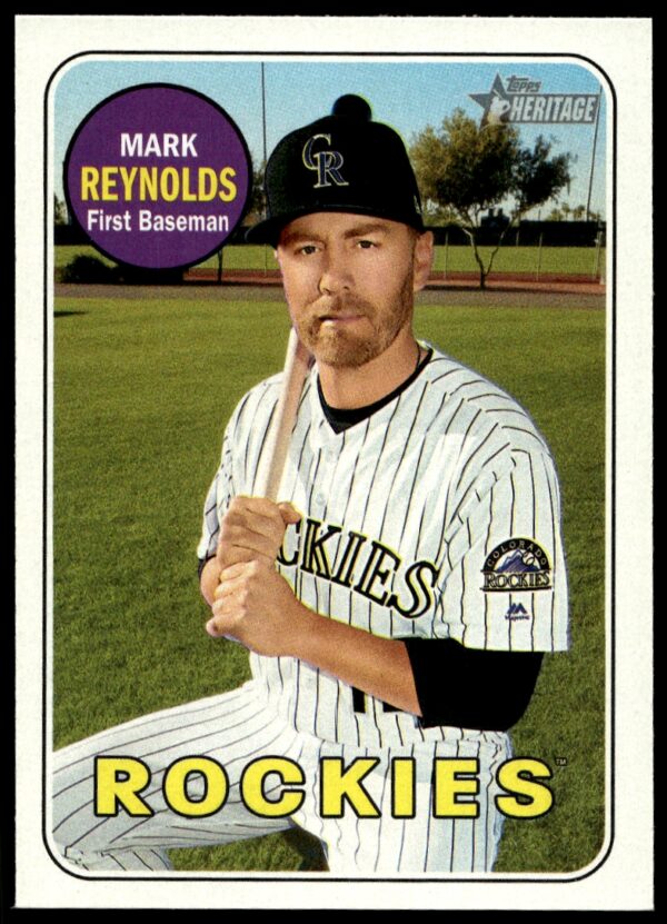 2018 Topps Heritage Mark Reynolds #181 (Front)