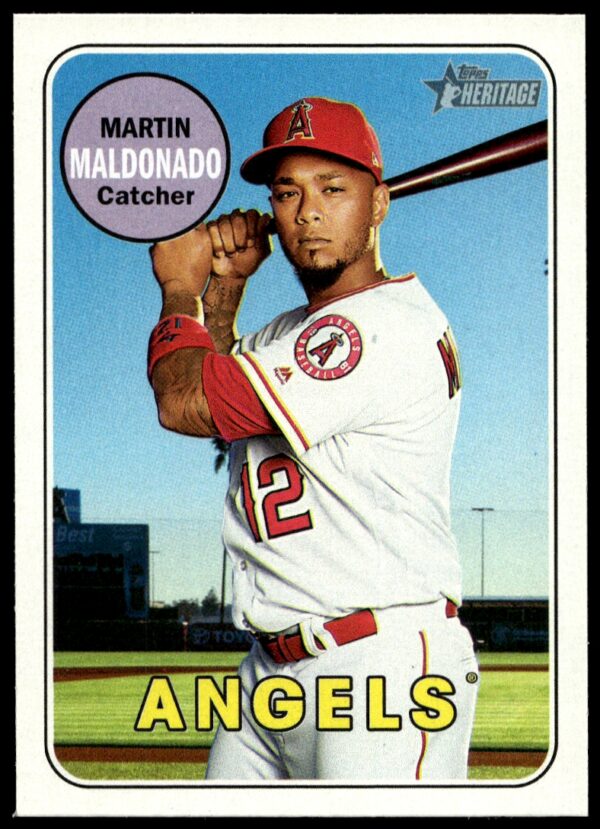 2018 Topps Heritage Martin Maldonado #343 (Front)