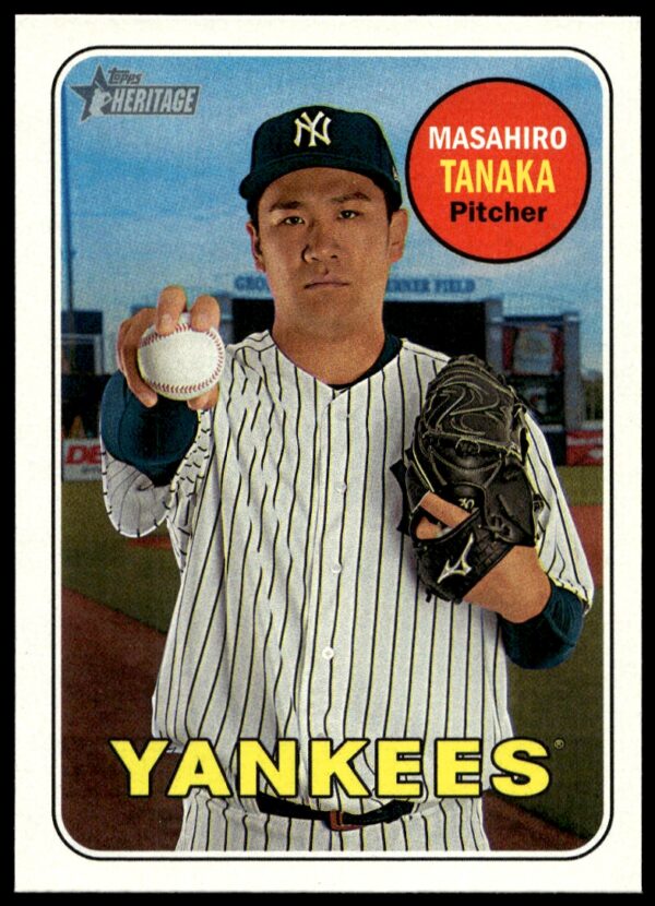 2018 Topps Heritage Masahiro Tanaka #218 (Front)