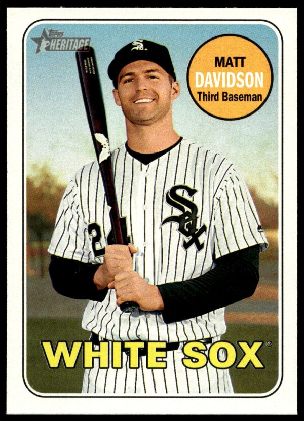 2018 Topps Heritage Matt Davidson #252 (Front)