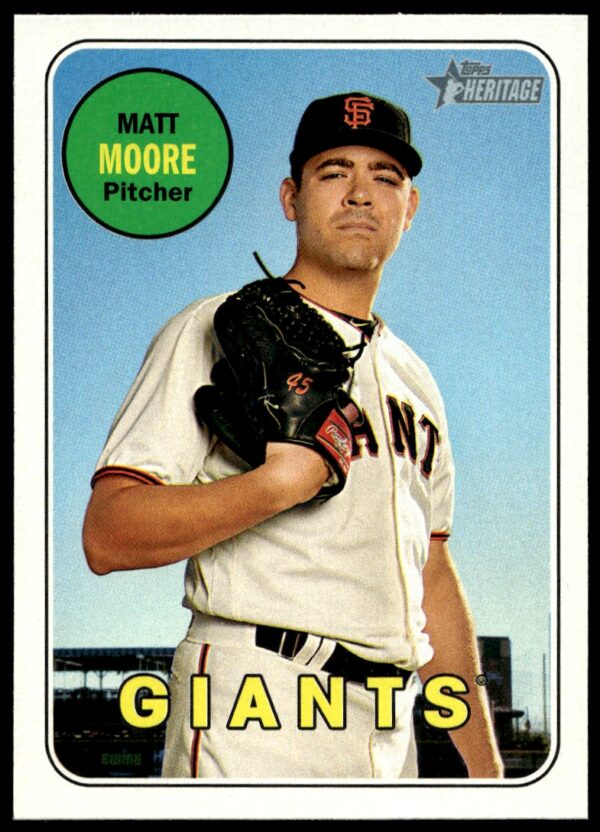 2018 Topps Heritage Matt Moore #272 (Front)