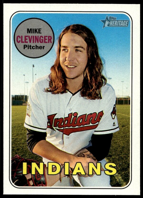 2018 Topps Heritage Mike Clevinger #84 (Front)