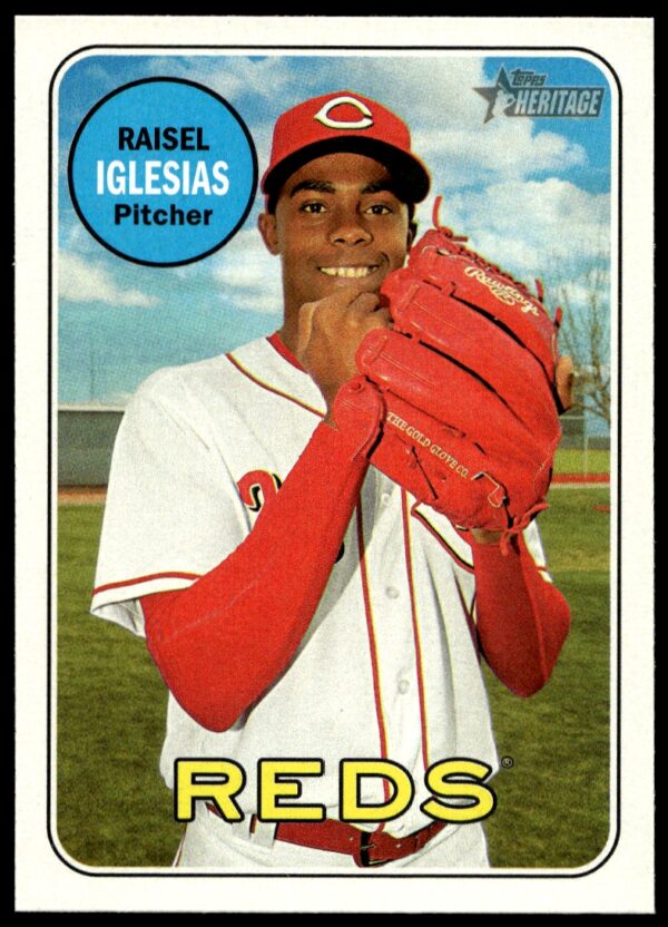 2018 Topps Heritage Raisel Iglesias #280 (Front)