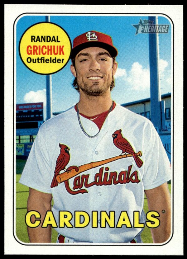 2018 Topps Heritage Randal Grichuk #129 (Front)