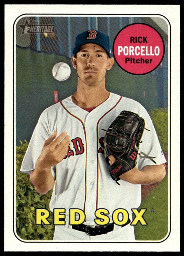 2018 Topps Heritage Rick Porcello #133 (Front)