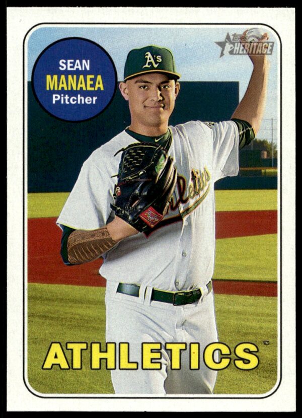 2018 Topps Heritage Sean Manaea #23 (Front)