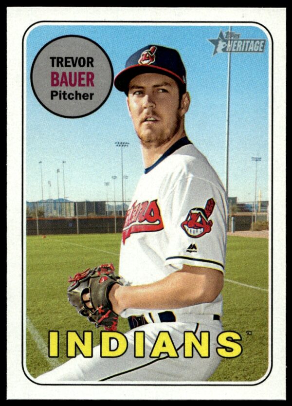 2018 Topps Heritage Trevor Bauer #267 (Front)