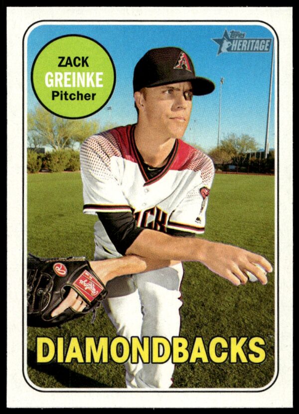 2018 Topps Heritage Zack Greinke #254 (Front)