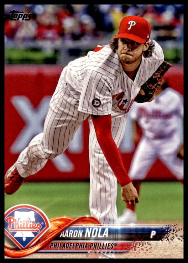 2018 Topps Series 1 Aaron Nola #11 (Front)