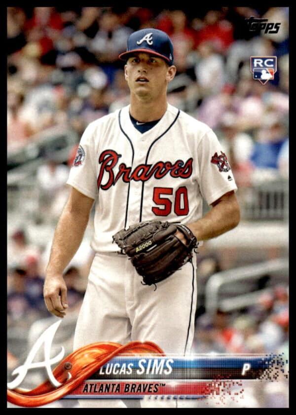 2018 Topps Series 1 Lucas Sims #278 (Front)