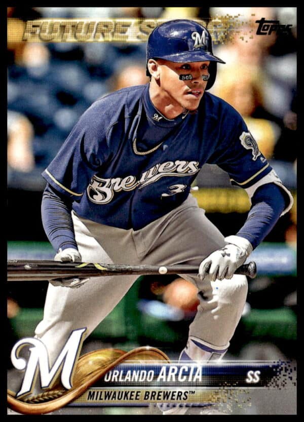 2018 Topps Series 1 Orlando Arcia #196 (Front)