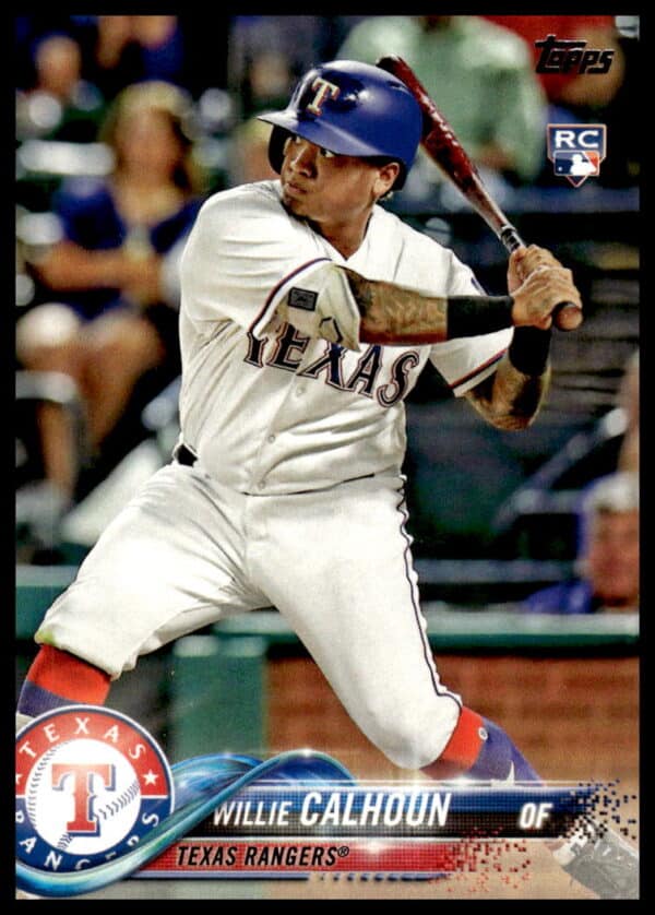 2018 Topps Series 1 Willie Calhoun #245 (Front)