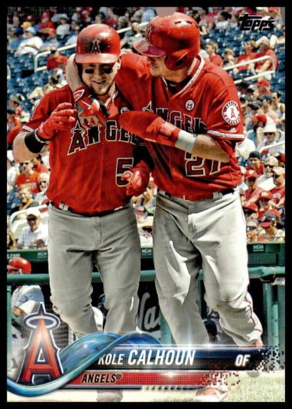 2018 Topps Series 2 Kole Calhoun #381 (Front)