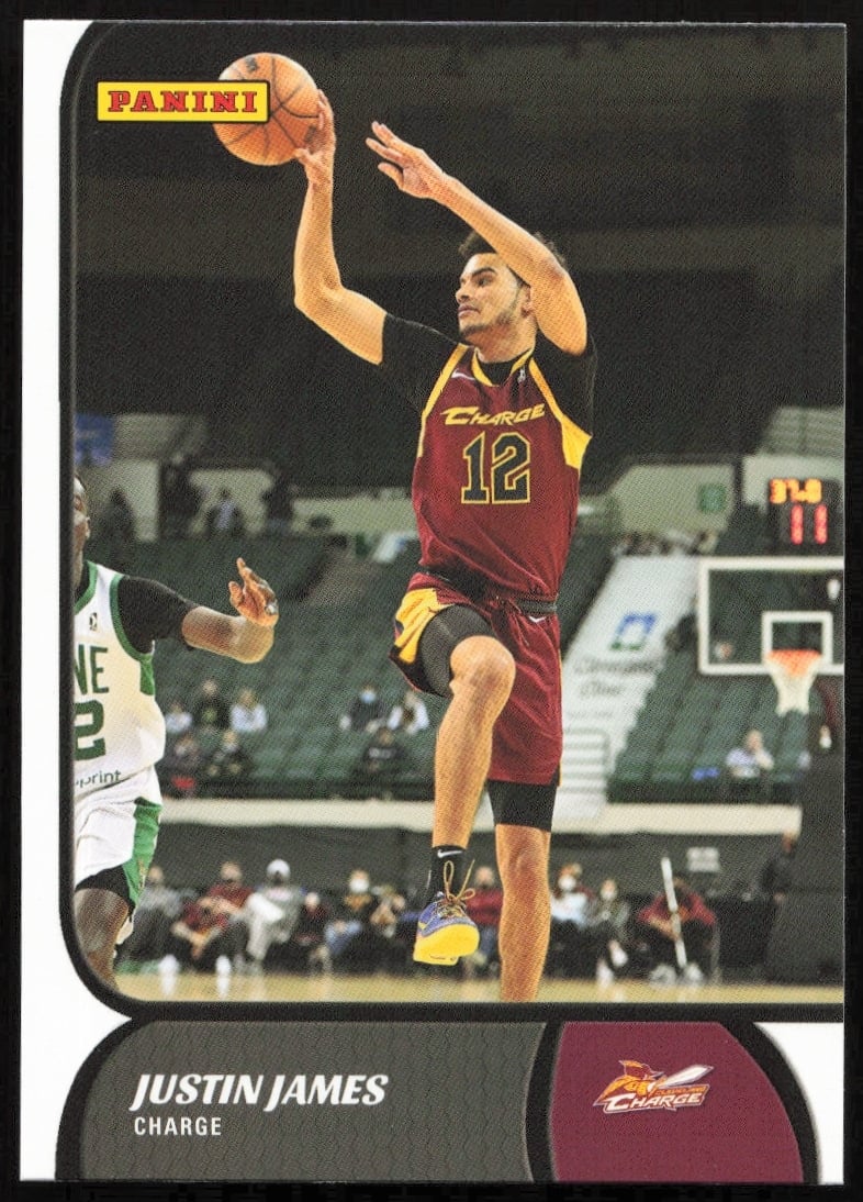 2021-22 Panini NBA G League Justin James #27 (Front)