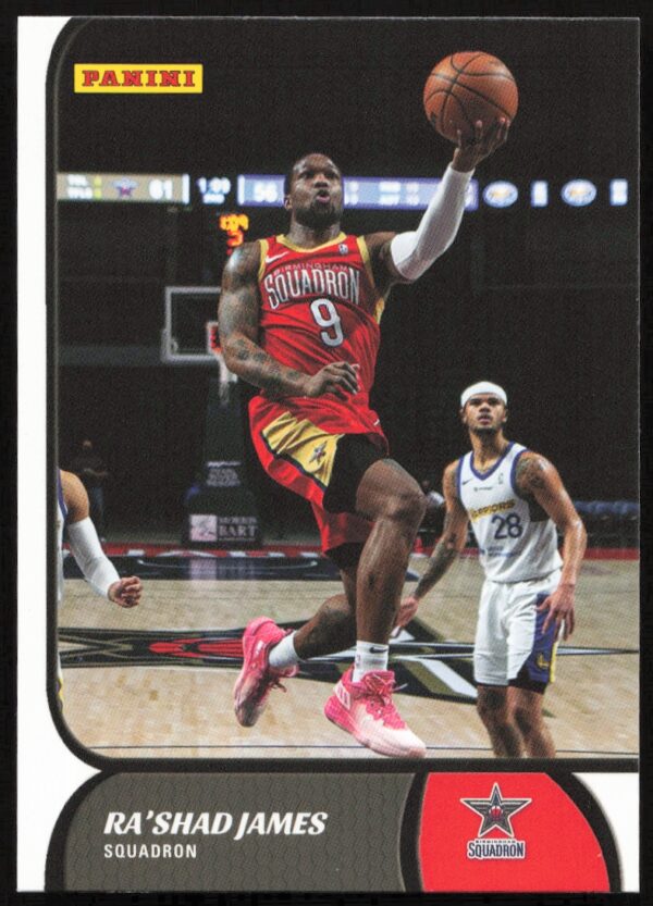 2021-22 Panini NBA G League Ra’shad James #18 (Front)