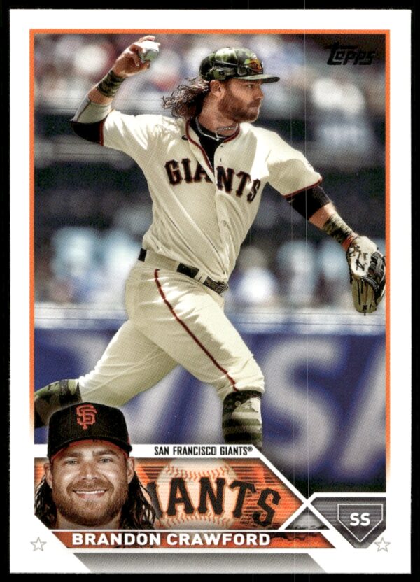 2023 Topps Series 1 Brandon Crawford #66 (Front)