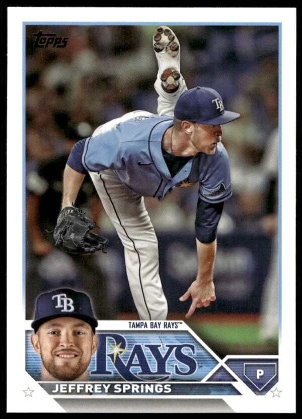 2023 Topps Series 1 Jeffrey Springs #12 (Front)