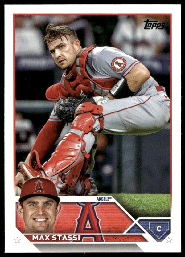 2023 Topps Series 1 Max Stassi #85 (Front)