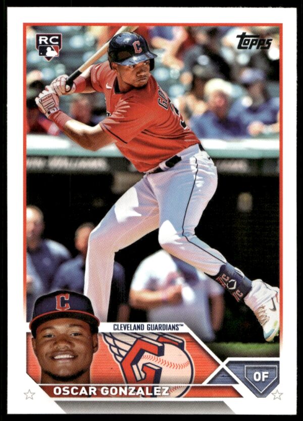 2023 Topps Series 1 Oscar Gonzalez #119 (Front)