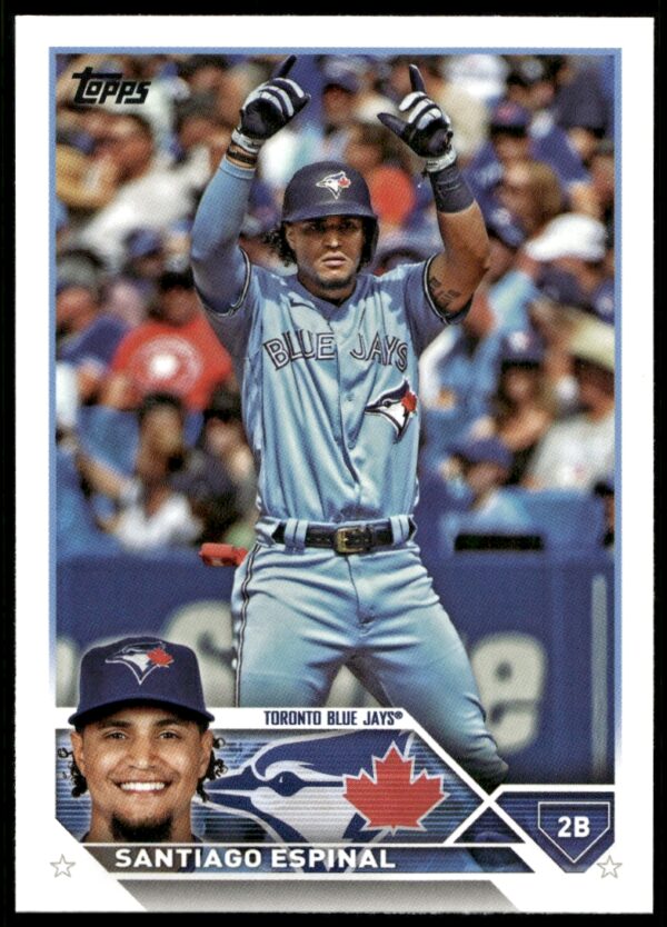 2023 Topps Series 1 Santiago Espinal #324 (Front)