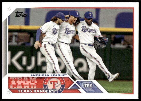 2023 Topps Series 1 Texas Rangers #292 (Front)