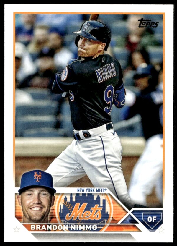 2023 Topps Series 2 Brandon Nimmo #614 (Front)