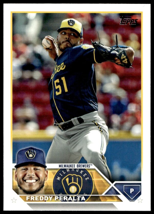 2023 Topps Series 2 Freddy Peralta #353 (Front)