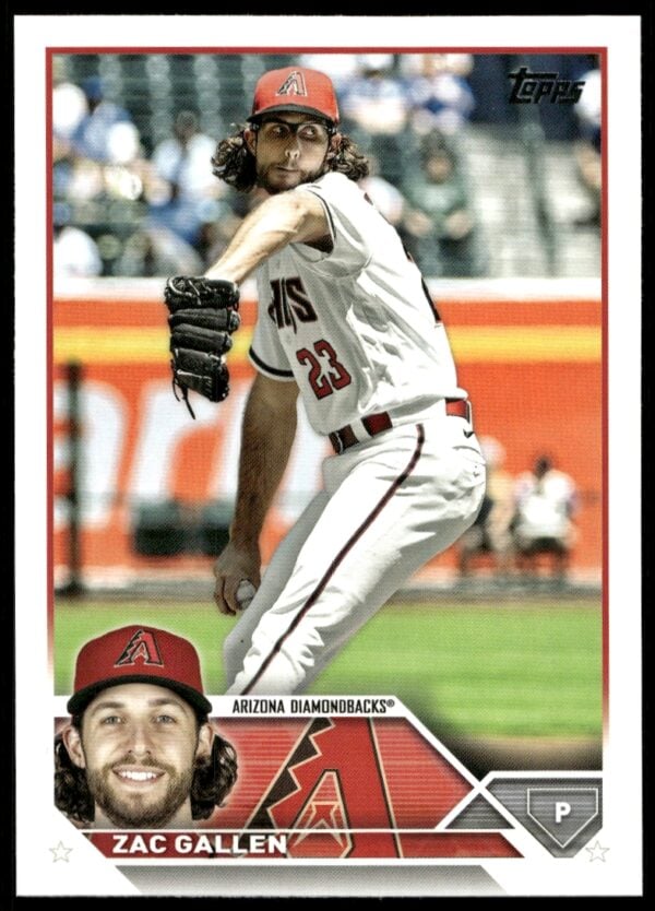 2023 Topps Series 2 Zac Gallen #412 (Front)