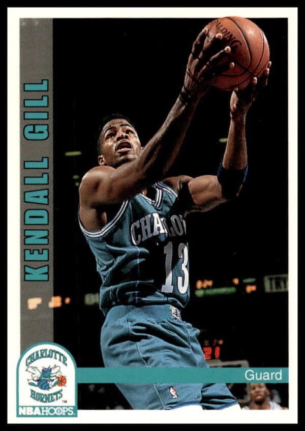 1992-93 Hoops Series 1 Kendall Gill #22 (Front)