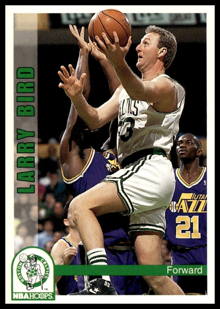 1992-93 Hoops Series 1 Larry Bird #10 (Front)