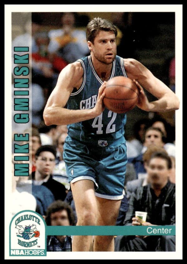 1992-93 Hoops Series 1 Mike Gminski #23 (Front)