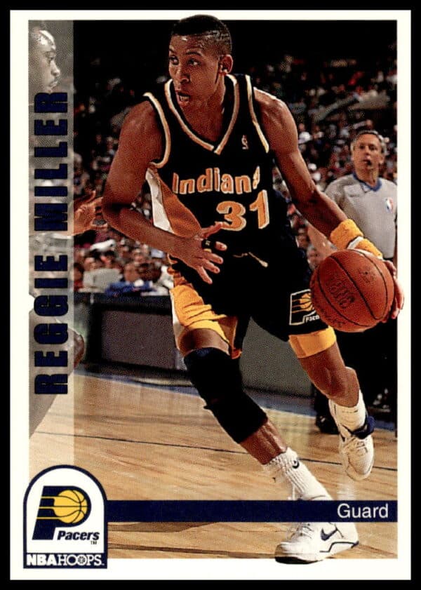 1992-93 Hoops Series 1 Reggie Miller #92 (Front)