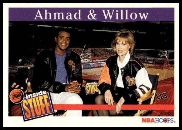 1992-93 Hoops Series 2 Ahmad Rashad / Willow Bay #487 (Front)