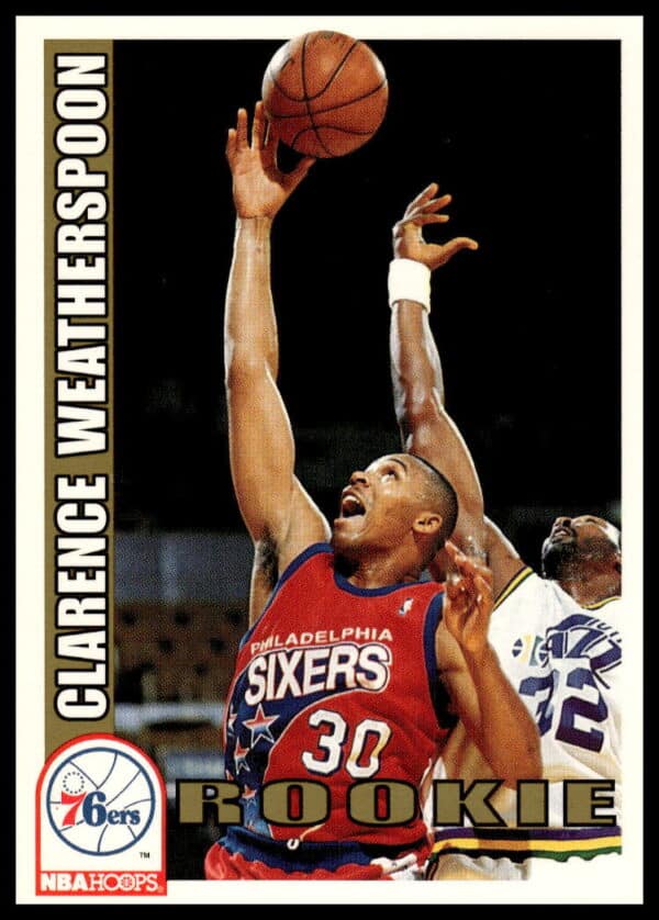 1992-93 Hoops Series 2 Clarence Weatherspoon #449 (Front)