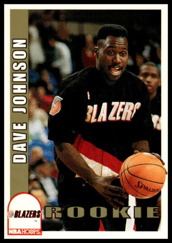 1992-93 Hoops Series 2 Dave Johnson #456 (Front)