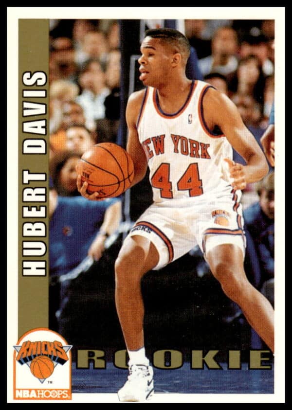 1992-93 Hoops Series 2 Hubert Davis #435 (Front)