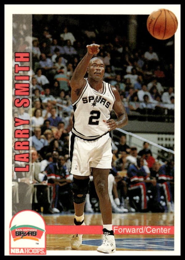 1992-93 Hoops Series 2 Larry Smith #468 (Front)