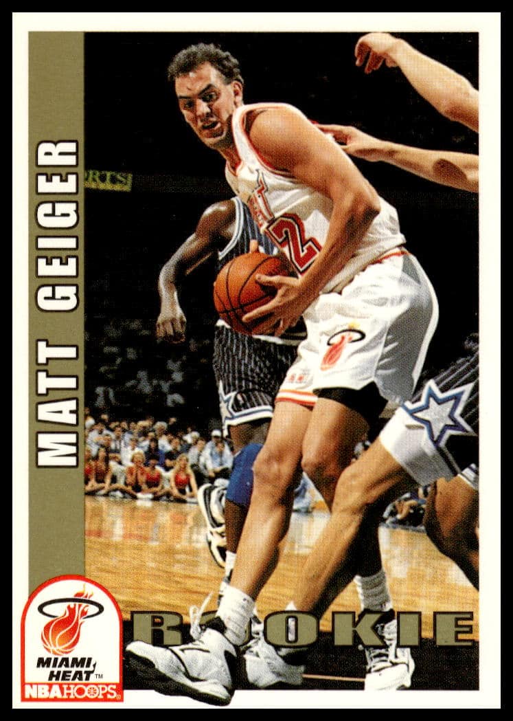 1992-93 Hoops Series 2 Matt Geiger #412 (Front)