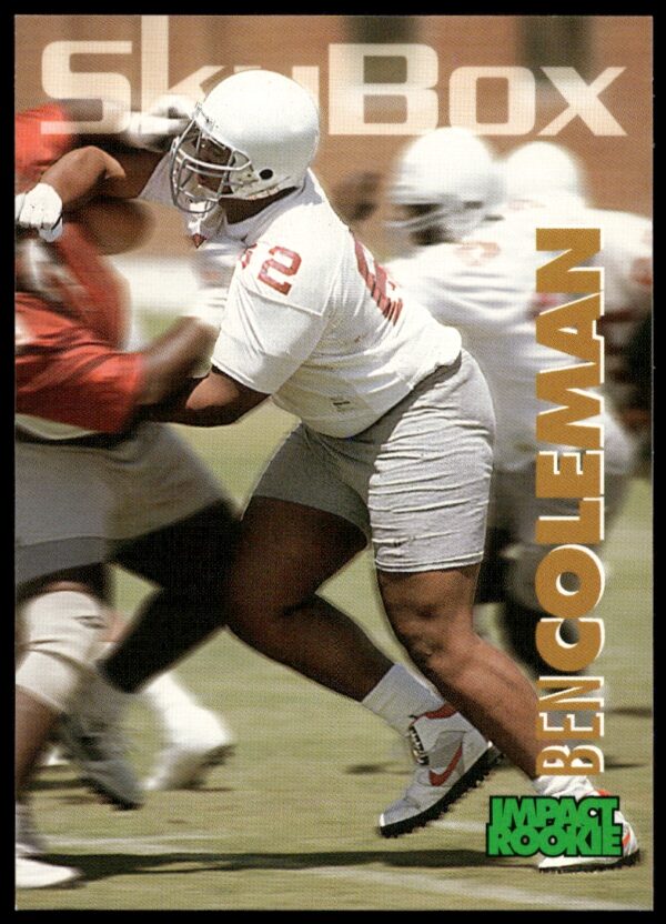 1993 SkyBox Impact Ben Coleman #390 (Front)