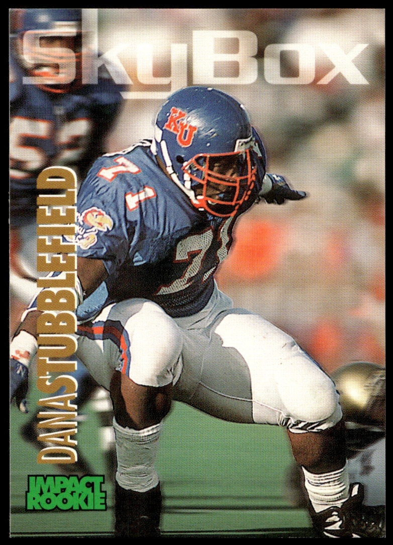 1993 SkyBox Impact Dana Stubblefield #384 (Front)