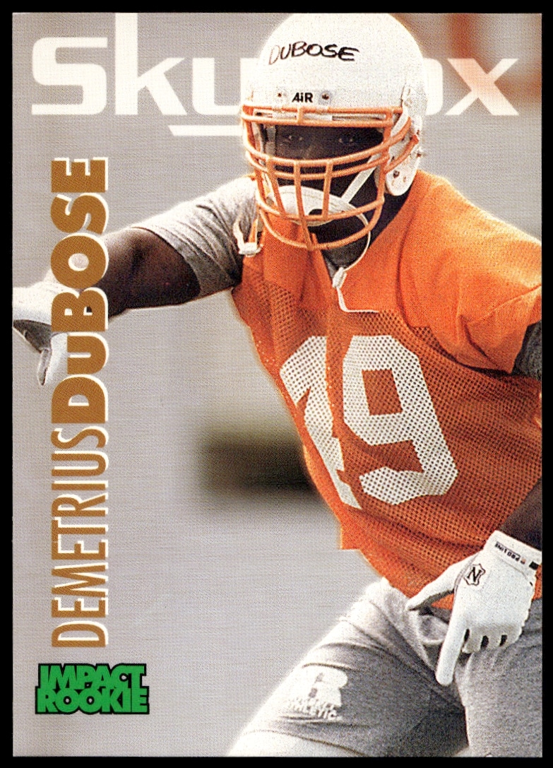 1993 SkyBox Impact Demetrius DuBose #392 (Front)