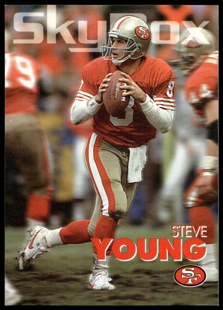 1993 SkyBox Impact Steve Young #291 (Front)