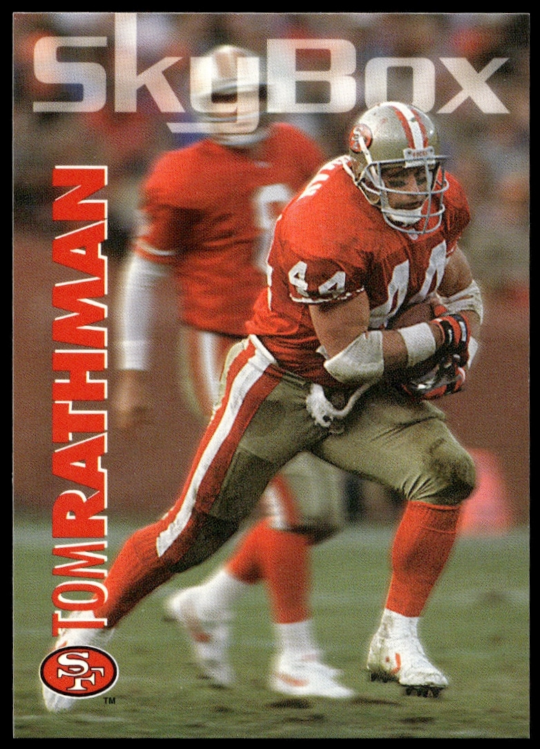 1993 SkyBox Impact Tom Rathman #296 (Front)