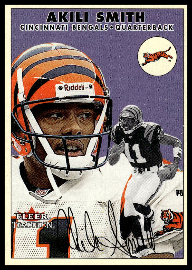 2000 Fleer Tradition Glossy Akili Smith #8 (Front)