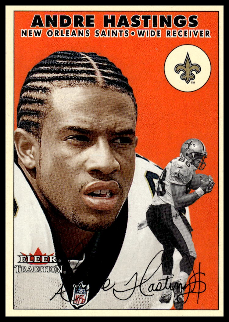 2000 Fleer Tradition Glossy Andre Hastings #192 (Front)