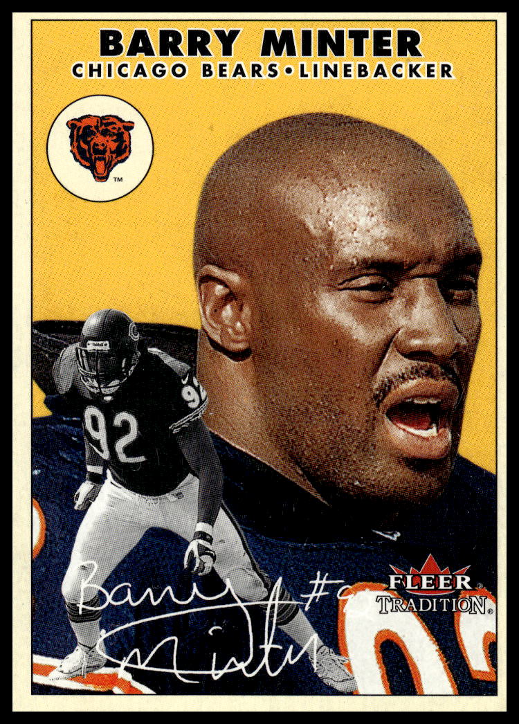 2000 Fleer Tradition Glossy Barry Minter #66 (Front)