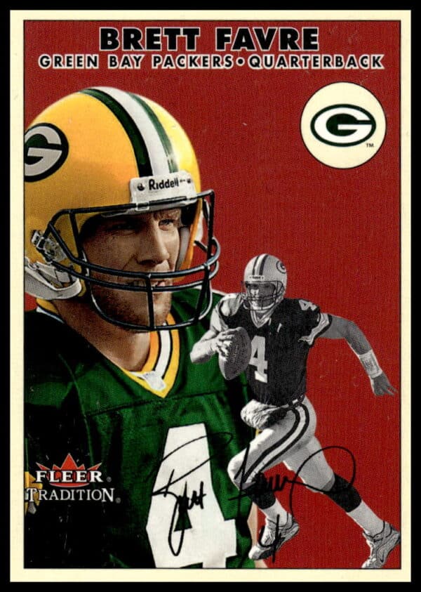 2000 Fleer Tradition Glossy Brett Favre #158 (Front)